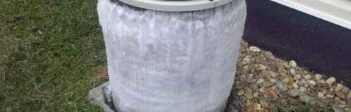 frozen air conditioner